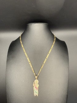 Cadena Figaro con Dije de San Juda